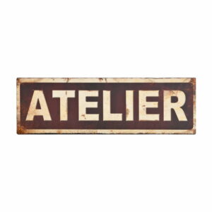 Kovová ceduľa Antic Line Atelier