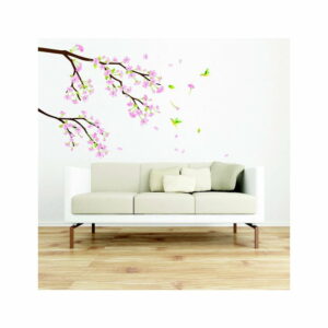 Sada samolepiek Ambiance Tree Branch Pink Flowers Ambiance