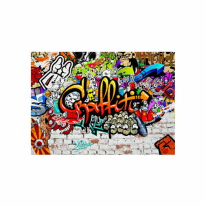 Veľkoformátová tapeta Bimago Colourful Graffiti