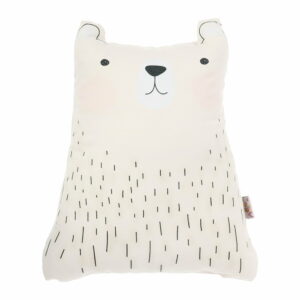 Svetlohnedý detský vankúšik s prímesou bavlny Apolena Pillow Toy Bear Cute