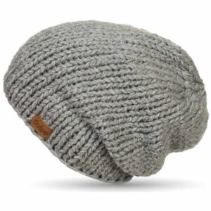 Ručne pletená čapica DOKE Grey Beanie DOKE