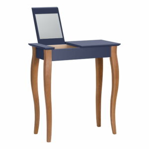 Grafitovosivý toaletný stolík so zrkadlom Ragaba Dressing Table