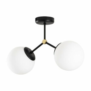 Čierno-biele stropné svietidlo Opviq lights Damar Opviq lights
