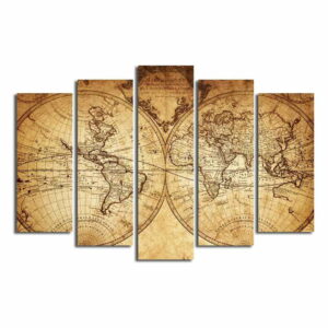 Viacdielny obraz Big Map Of The World