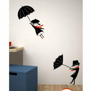 Dekoratívna nálepka na stenu Umbrella Bonami