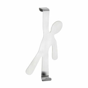 Závesný háčik na dvere v striebornej farbe Wenko Hook Boy Light Wenko