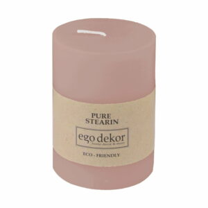 Púdrovoružová sviečka Baltic Candles Eco