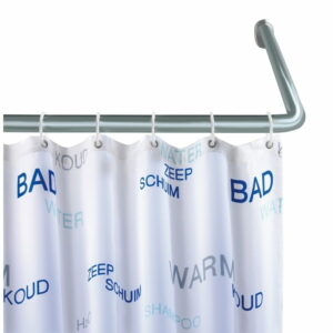 Univerzálna rohová tyč na sprchový záves Wenko Shower Curtain Rod Wenko