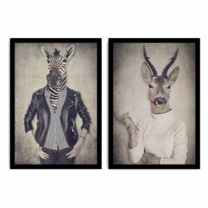 Dvojdielny obraz Home Ribs and Deer