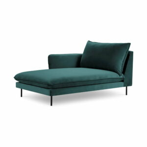 Petrolejovomodrá zamatová leňoška Cosmopolitan Design Vienna