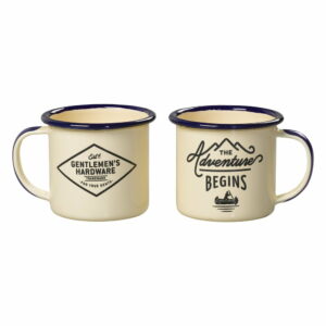 Sada 2 smaltovaných hrnčekov na espresso Gentlemen's Hardware