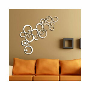 Zrkadlová adhezívna samolepka Ambiance Rings Ambiance
