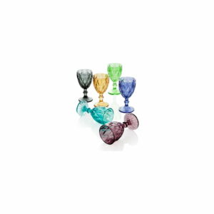 Sada 6 pohárov Brandani Diamante Goblet
