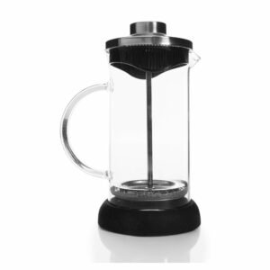 Čierny French press na prípravu kávy