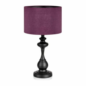 Čierno-fialová stolová lampa Markslöjd Connor Markslöjd