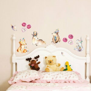 Nástenné detské samolepky Ambiance Cute Forest Animals Ambiance