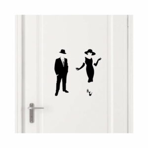 Samolepka Ambiance Elegant Restroom
