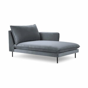 Sivá zamatová leňoška Cosmopolitan Design Vienna