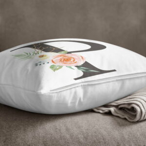 Obliečka na vankúš Minimalist Cushion Covers Floral Alphabet P