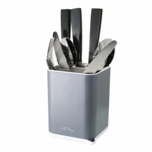 Sivý stojan na príbory Vialli Design Cutlery Vialli Design