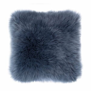 Modrý vankúš Tiseco Home Studio Sheepskin