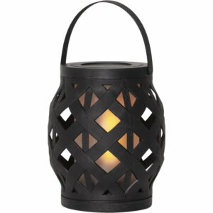 Čierny lampáš Best Season Flame Lantern
