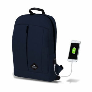 Tmavomodrý batoh s USB portom My Valice GALAXY Smart Bag Myvalice