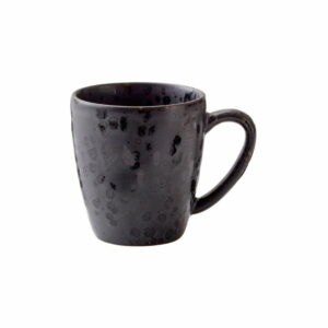 Čierny kameninový hrnček s uškom Bitz Basics Black