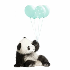 Nástenná samolepka Dekornik Minty Panda