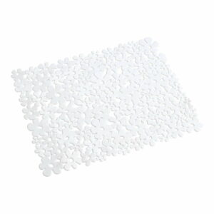 Biela podložka do drezu Wenko Sink Mat Flower