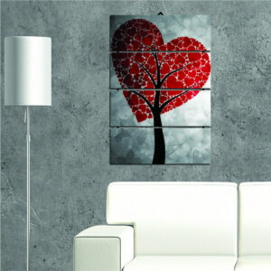 Viacdielny obraz Heart Tree