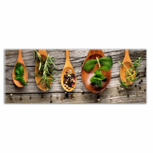Obraz Styler Glasspik Kitchen Wooden Spoons