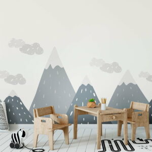 Nástenná samolepka Ambiance Scandinavian Giant Mountains Dinka Ambiance
