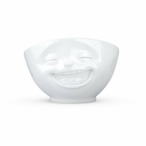 Biela porcelánová smejúca sa miska 58products 58products