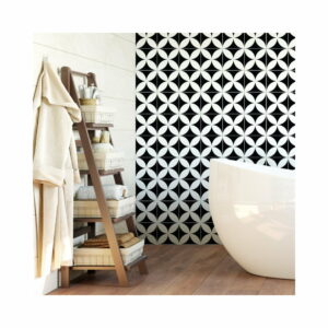 Sada 60 nástenných samolepiek Ambiance Wall Decal Cement Tiles Aniello