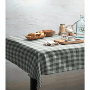 Obrus ​​Linen Couture Green Vichy