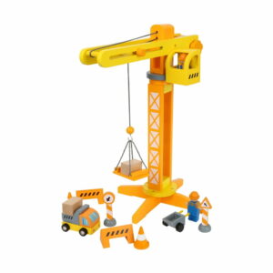 Detský drevený žeriav Legler Construction Legler