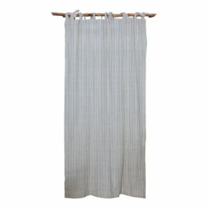 Modrý záves Linen Cuture Cortina Hogar Blue Marine Stripes Linen Couture