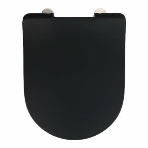 Čierne WC sedadlo Wenko Sedilo Black
