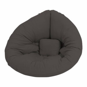 Rozkladacie detské kresielko tmavosivej farby Karup Design Mini Nido Dark Grey Karup Design