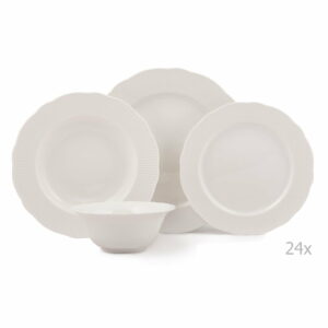 24-dielna sada tanierov z porcelánu Kutahya Golden Era Kütahya Porselen