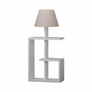Biela voľne stojacia lampa Homitis Saly Homitis