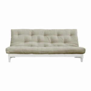 Rozkladacia pohovka s ľanovým poťahom Karup Design Fresh White/Linen Karup Design