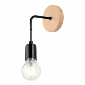 Čierna nástenná lampa Lamkur Orazio LAMKUR