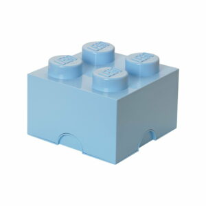 Svetlomodrý úložný box štvorec LEGO® LEGO®