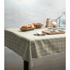 Obrus Linen Couture Yellow Vichy