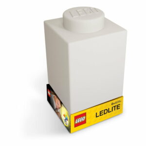 Biele silikónové nočné svetielko LEGO® Classic Brick LEGO®