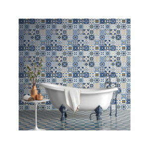 Sada 60 nástenných samolepiek Ambiance Azulejos Nelia