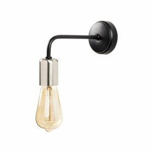 Čierne kovové nástenné svietidlo Opviq lights Melia Opviq lights