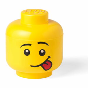 Žltý úložný box v tvare LEGO® Silly L LEGO®